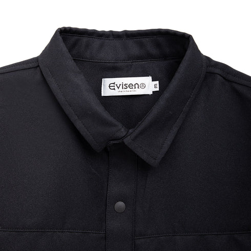 Evisen Field Work Shirt Jacket Black EVI492 Degli Uberti